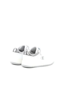 Sneakers Bianche Con Velcro Champion Rd18 Foil Low Ps