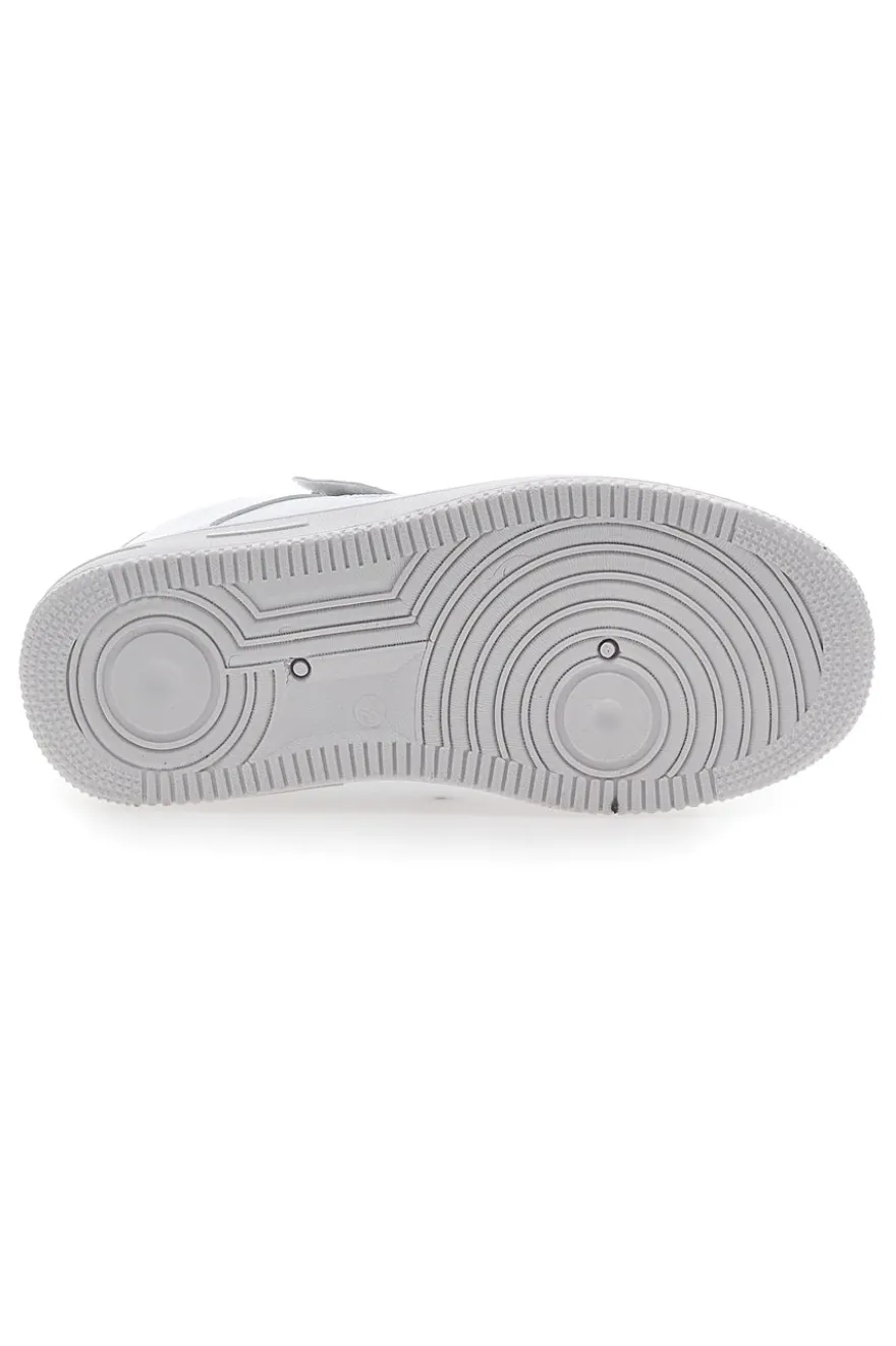 Sneakers Bianche con Velcro da Bimbi Everlast 713