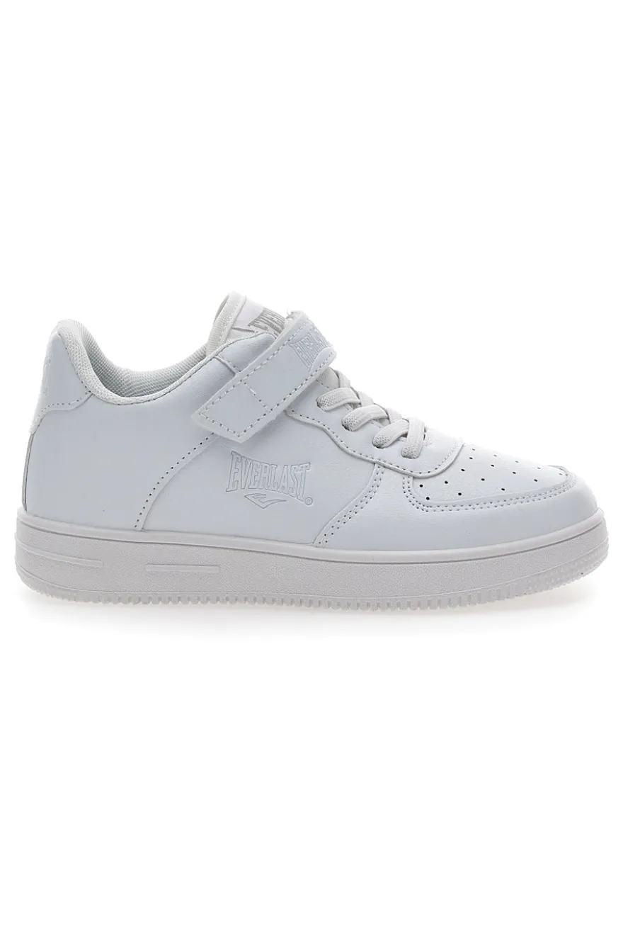 Sneakers Bianche con Velcro da Bimbi Everlast 713
