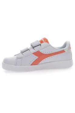 Sneakers Bianche con Velcro Diadora Game Step P PS Girl