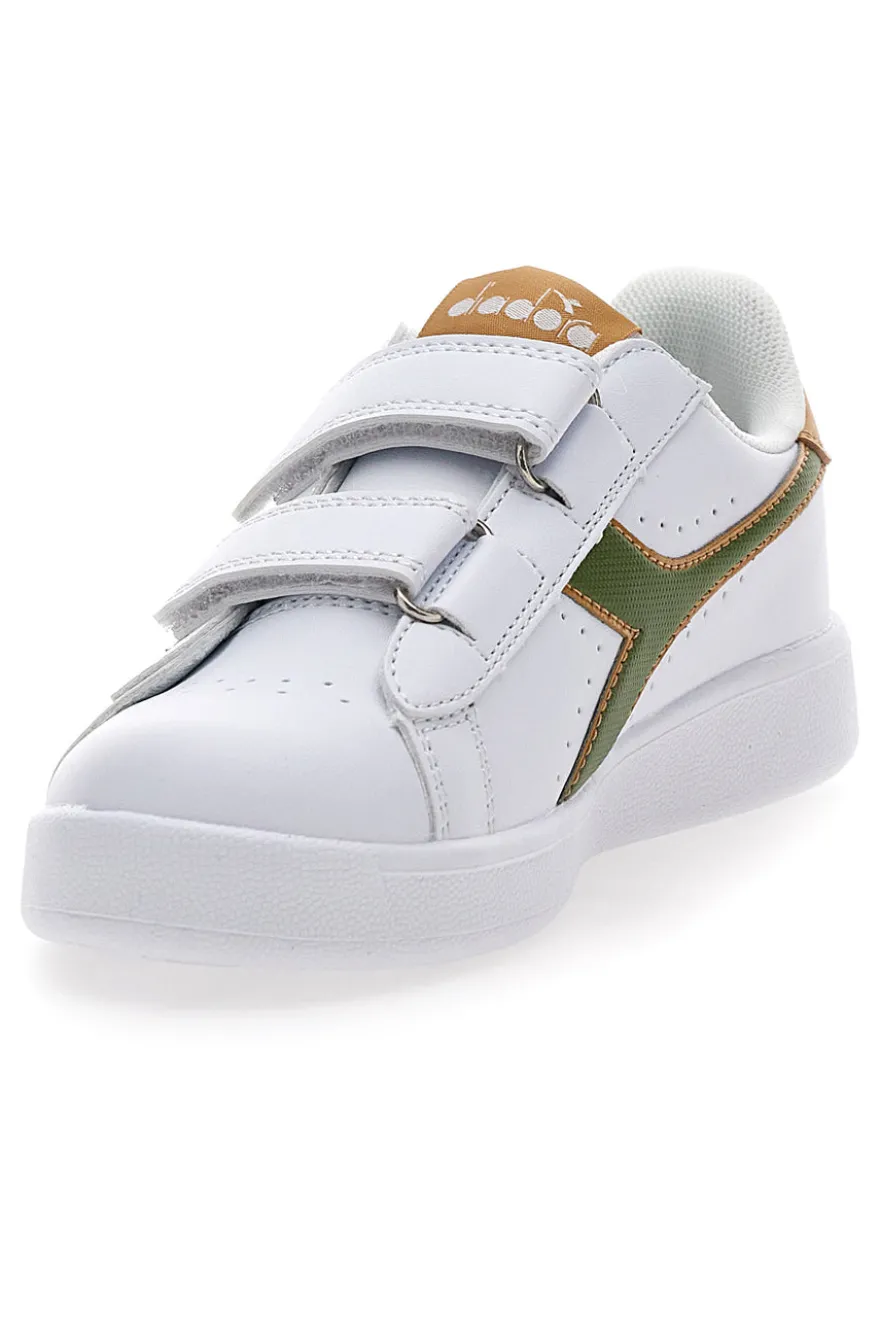 Sneakers bianche con velcro Diadora Game P PS