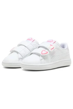 Sneakers Bianche con Velcro e Dettagli Marini Puma Smash 3.0 Badges V Inf