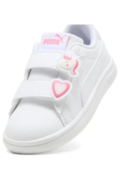 Sneakers Bianche con Velcro e Dettagli Marini Puma Smash 3.0 Badges V Inf