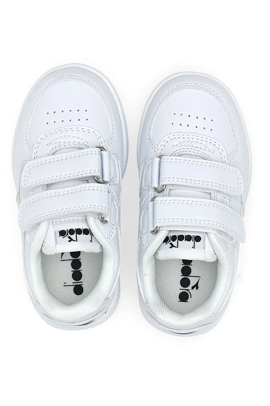 Sneakers bianche con velcro Diadora Raptor Low TD