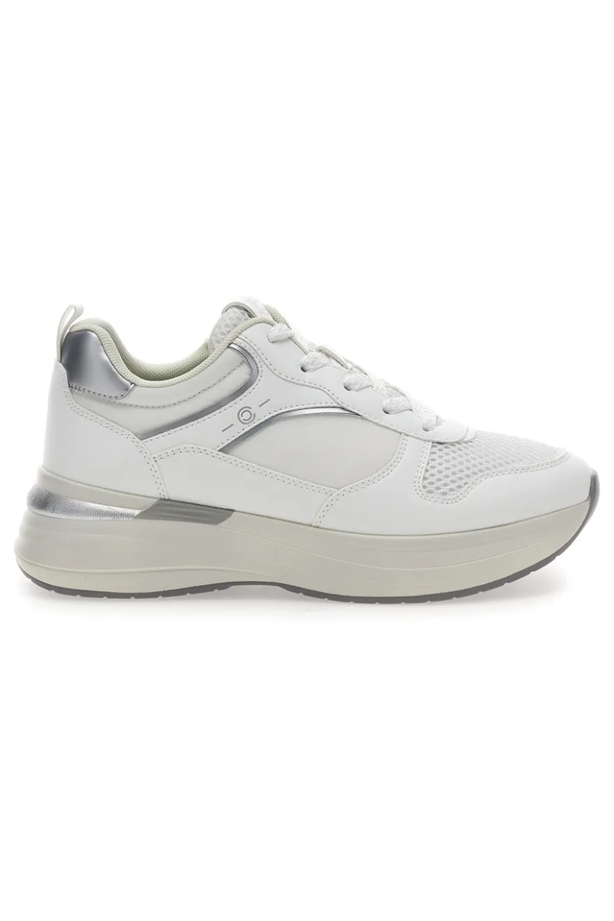 Sneakers Bianche con zeppa comfort Pittarello capsule Kendy
