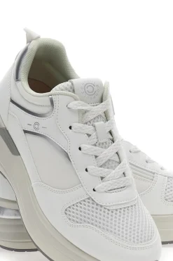 Sneakers Bianche con zeppa comfort Pittarello capsule Kendy