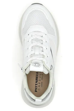 Sneakers Bianche con zeppa comfort Pittarello capsule Kendy