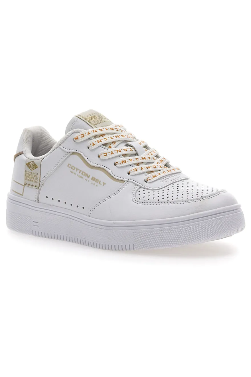 Sneakers Bianche Cotton Belt Austria
