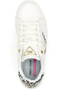 Sneakers Bianche Coveri Star Laminated