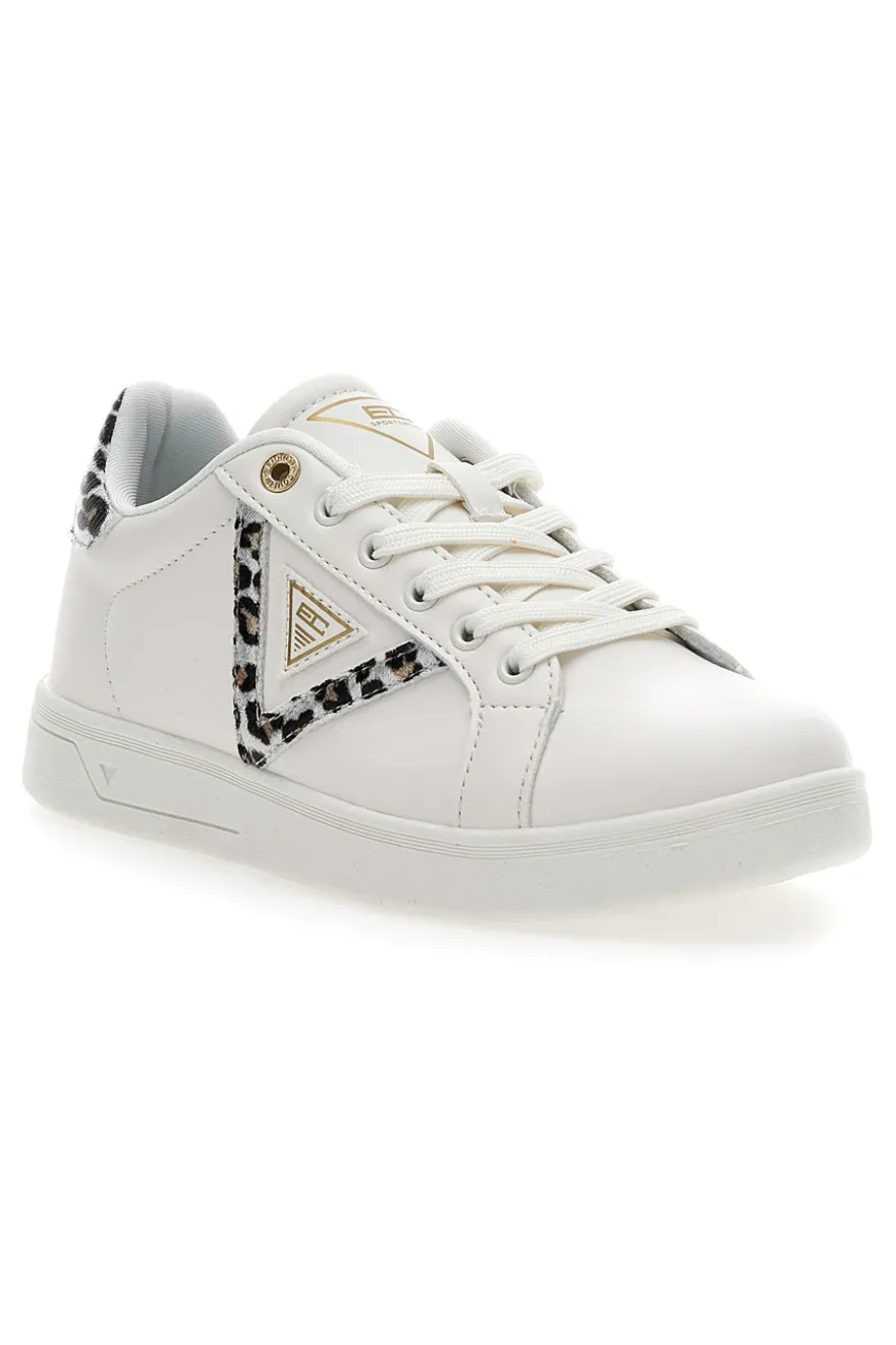 Sneakers Bianche Coveri Star Laminated