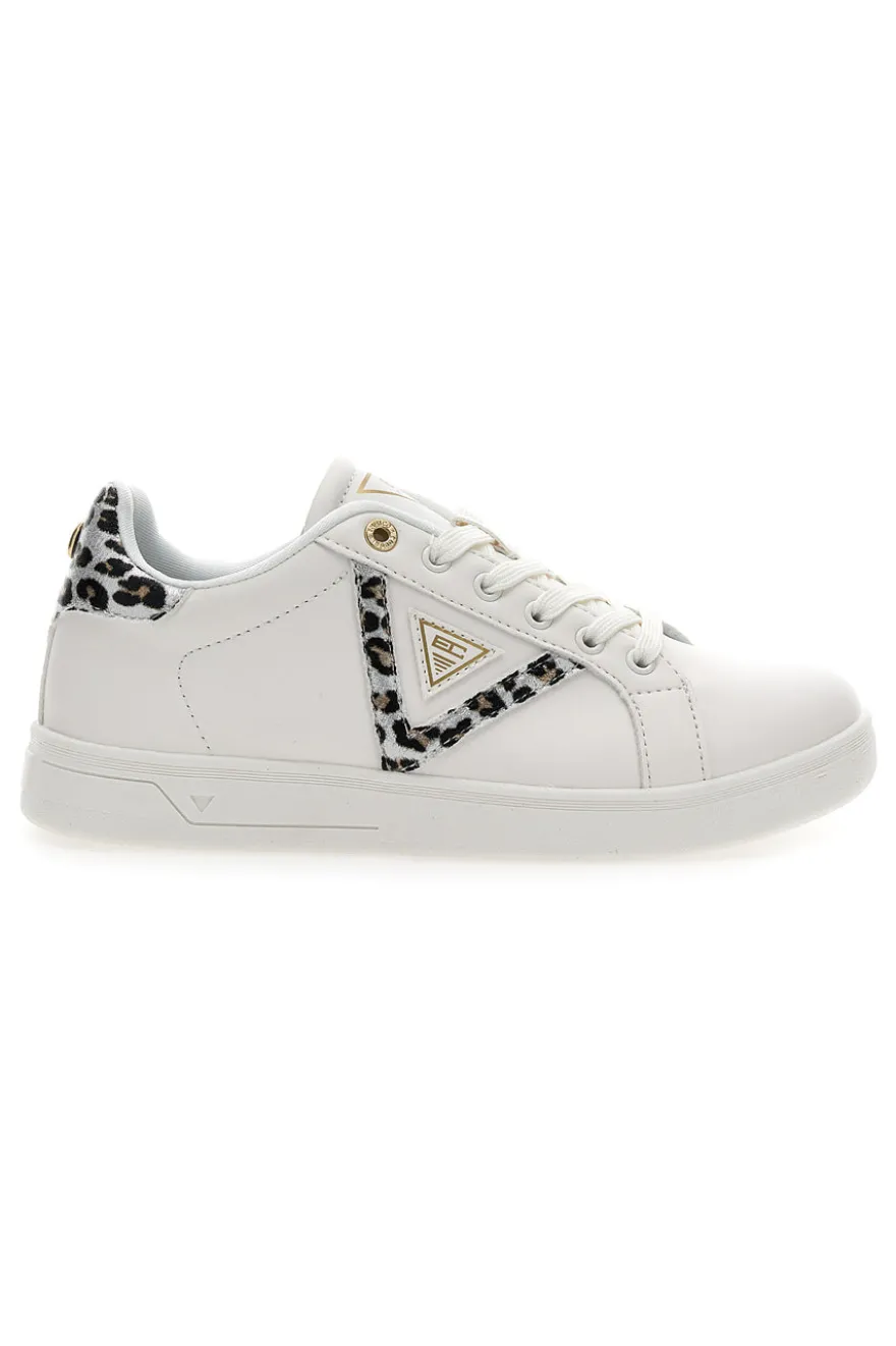 Sneakers Bianche Coveri Star Laminated