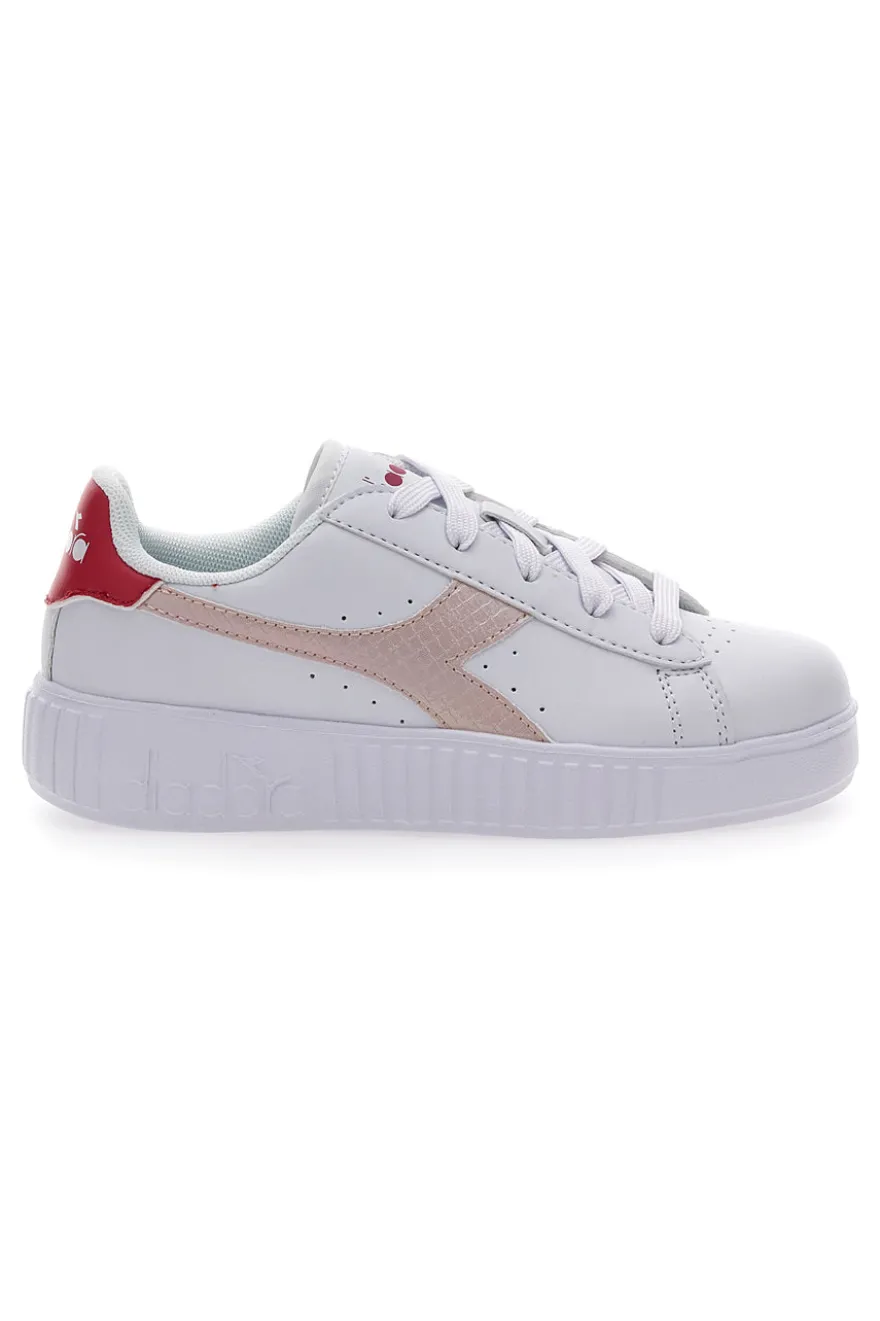 Sneakers Bianche da Bambin* Diadora Game Step PS Glazed