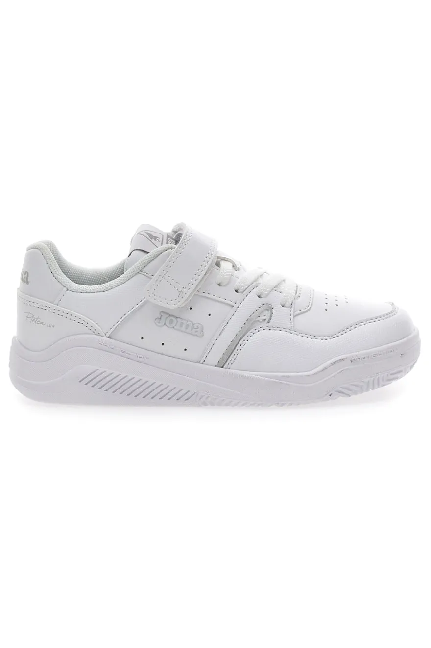 Sneakers Bianche da Bimbi Joma Platea Low Jr 2420