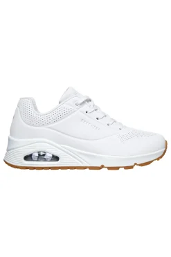Sneakers Bianche da Donna Skechers Uno-Stand on Air