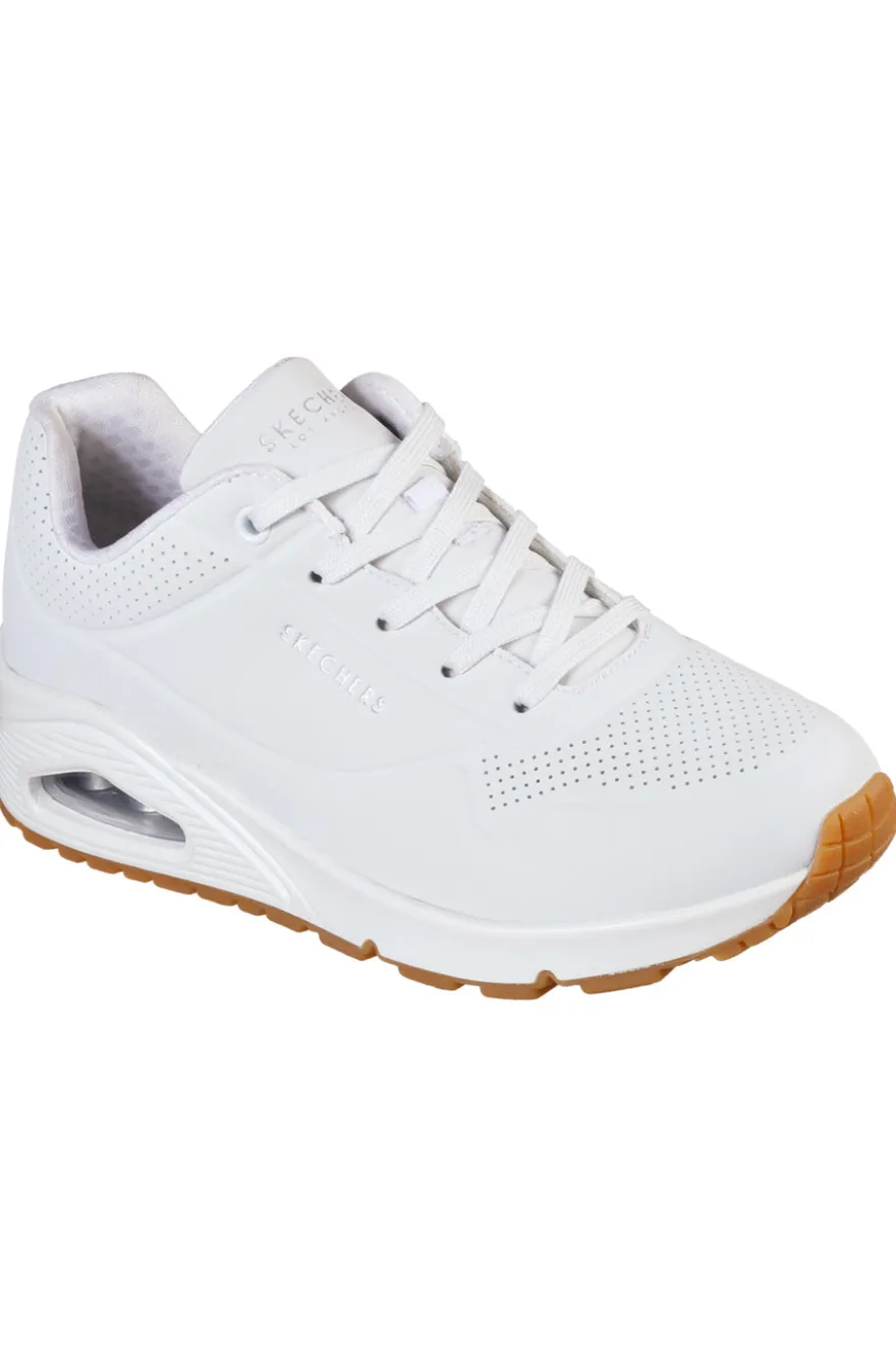 Sneakers Bianche da Donna Skechers Uno-Stand on Air