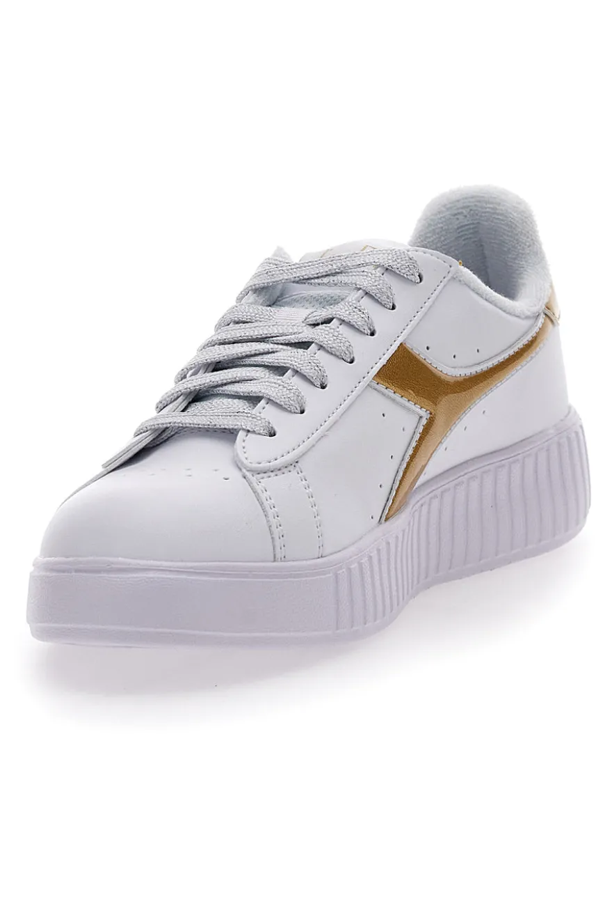 Sneakers Bianche da Ragazz* Diadora Step P