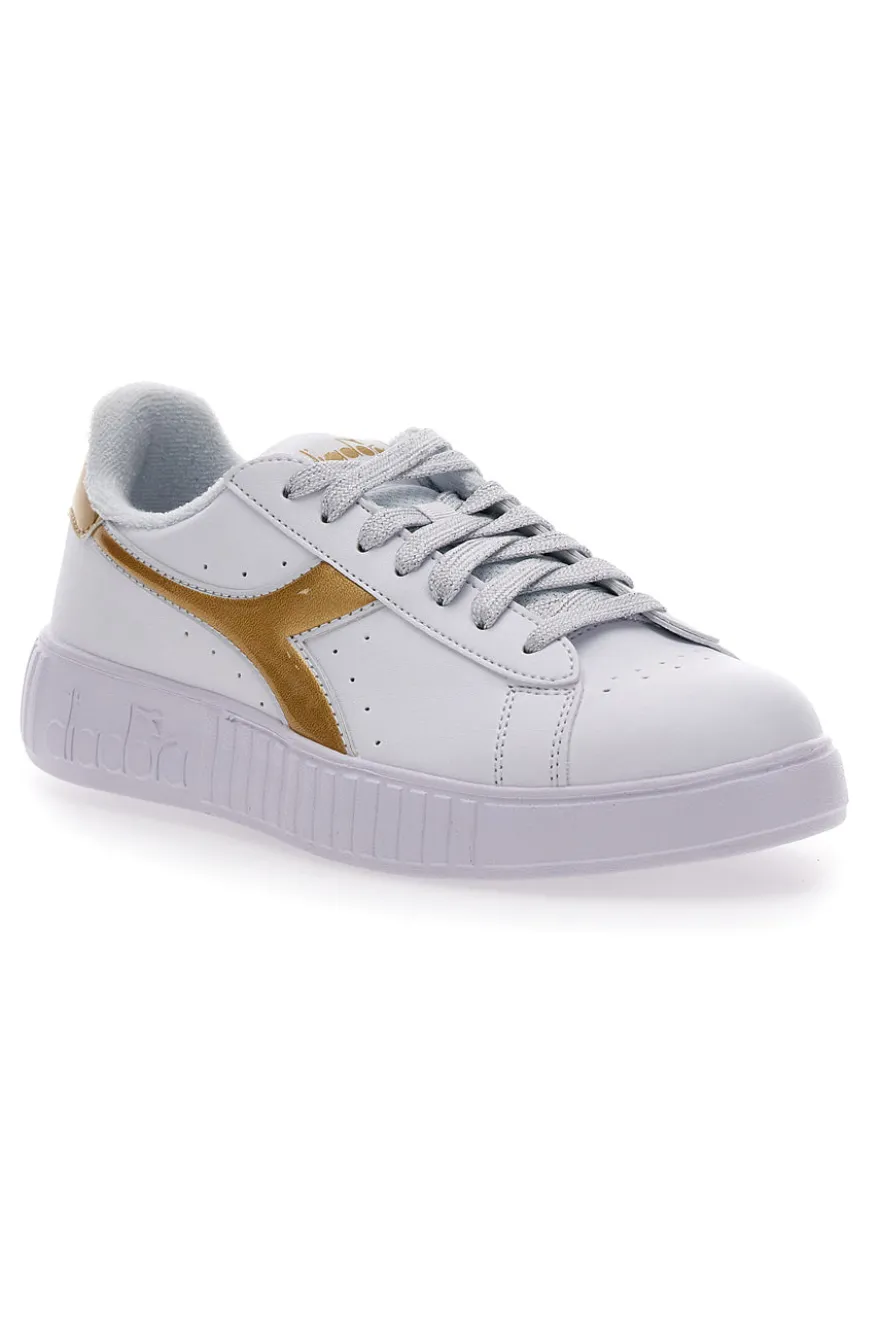 Sneakers Bianche da Ragazz* Diadora Step P