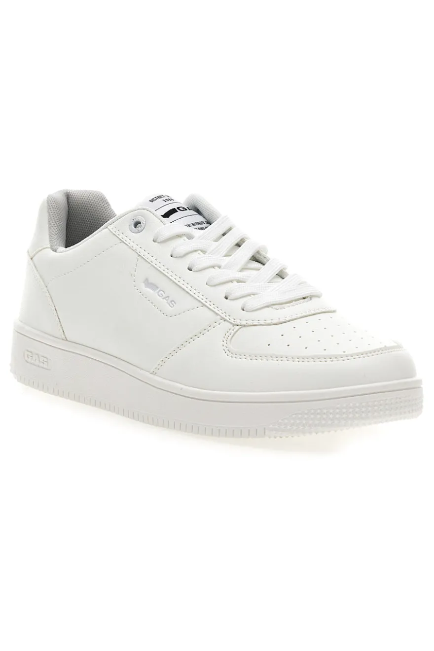 Sneakers bianche dallo stile essenziale Gas KEVIN LTX