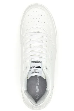 Sneakers bianche dallo stile essenziale Gas KEVIN LTX