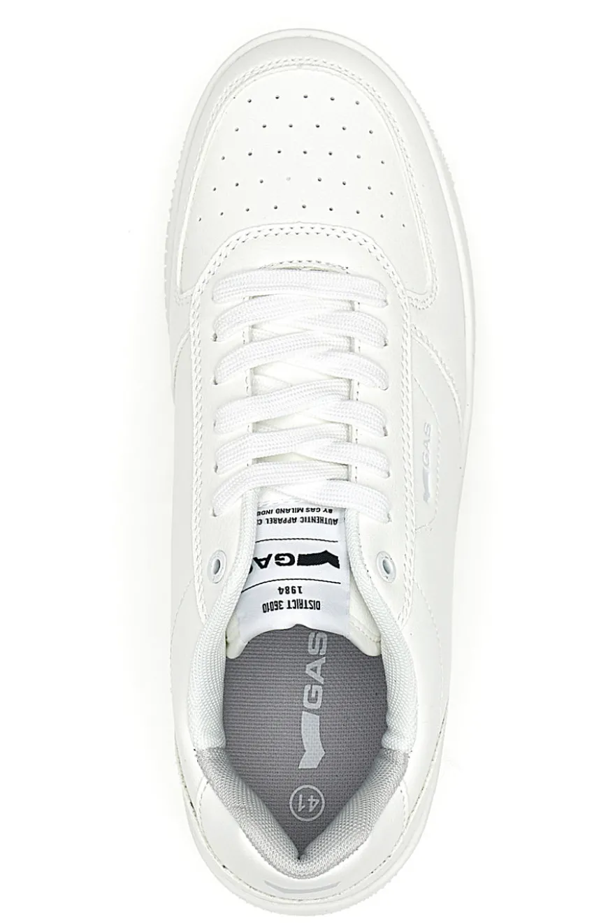 Sneakers bianche dallo stile essenziale Gas KEVIN LTX