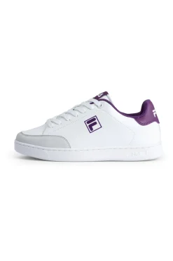 Sneakers bianche dettagli viola Fila Courtbay
