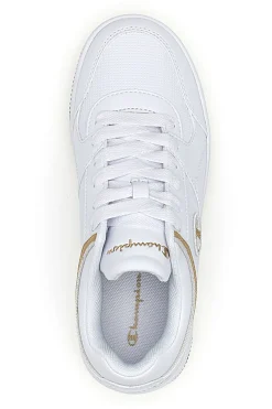 Sneakers bianche dettaglio beige CHAMPION RD18 LOW