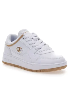 Sneakers bianche dettaglio beige CHAMPION RD18 LOW