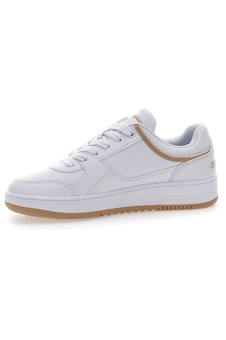 Sneakers bianche dettaglio beige CHAMPION RD18 LOW