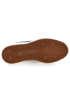 Sneakers bianche dettagli verde scuro suola marrone Puma Tifosi