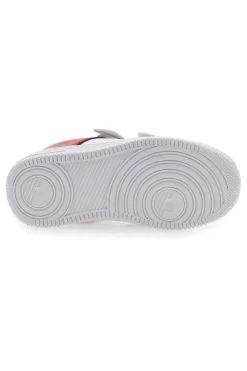 Sneakers Bianche e Arancioni Con Strappi Pitt Kids 201195