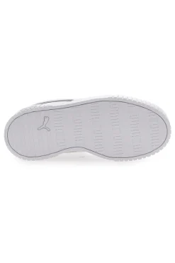 Sneakers Bianche e Argento Platform Puma Carina 2.0 Pop Up Mtllcs Ps