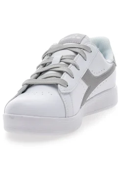 Sneakers Bianche e Argento con Lacci DIADORA GAME P CAMO GS