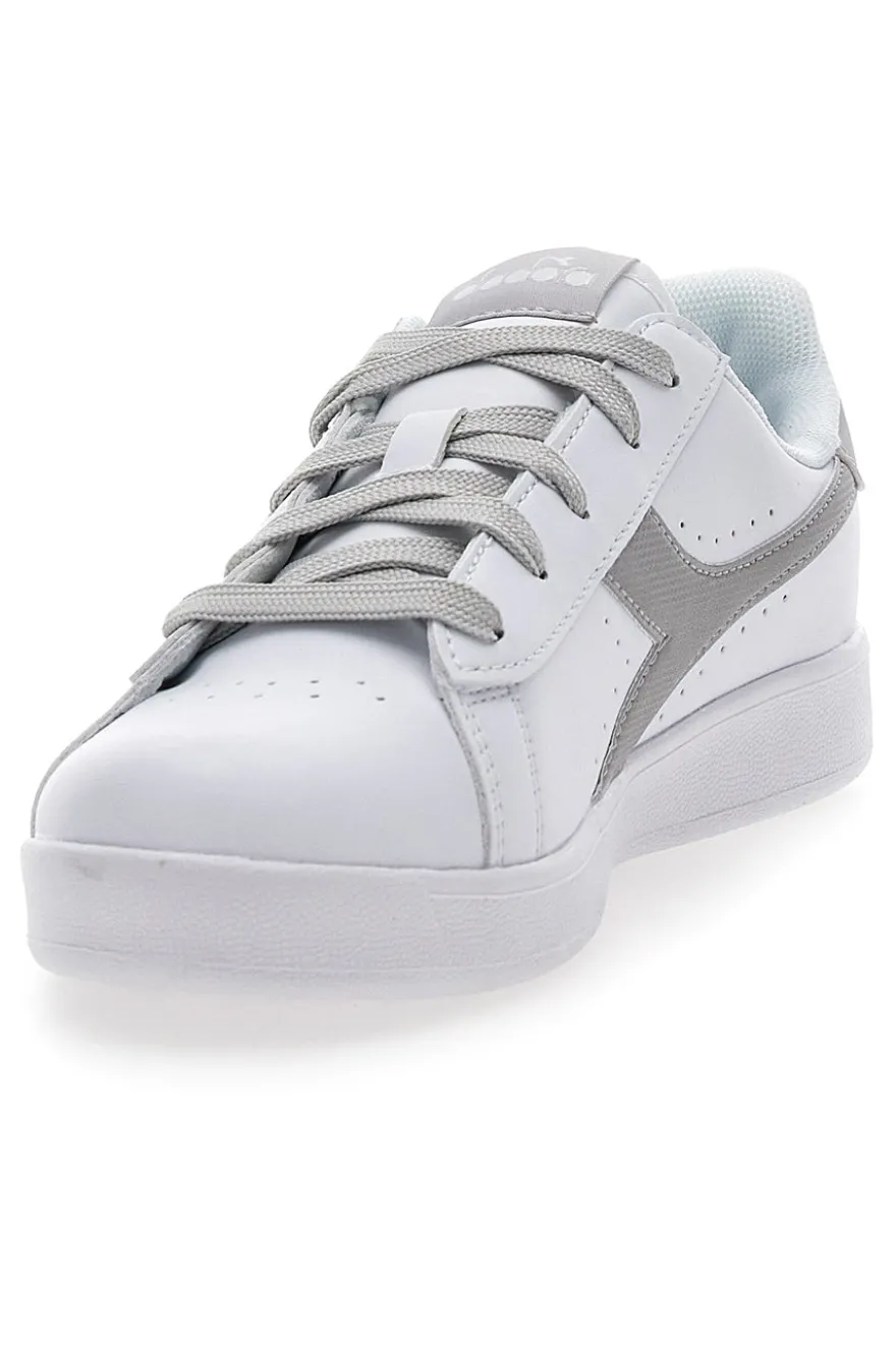 Sneakers Bianche e Argento con Lacci DIADORA GAME P CAMO GS