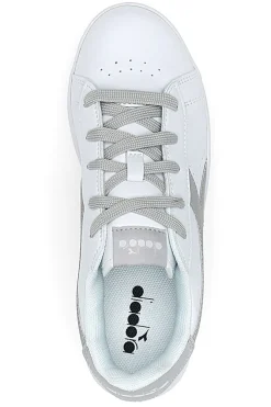 Sneakers Bianche e Argento con Lacci DIADORA GAME P CAMO GS