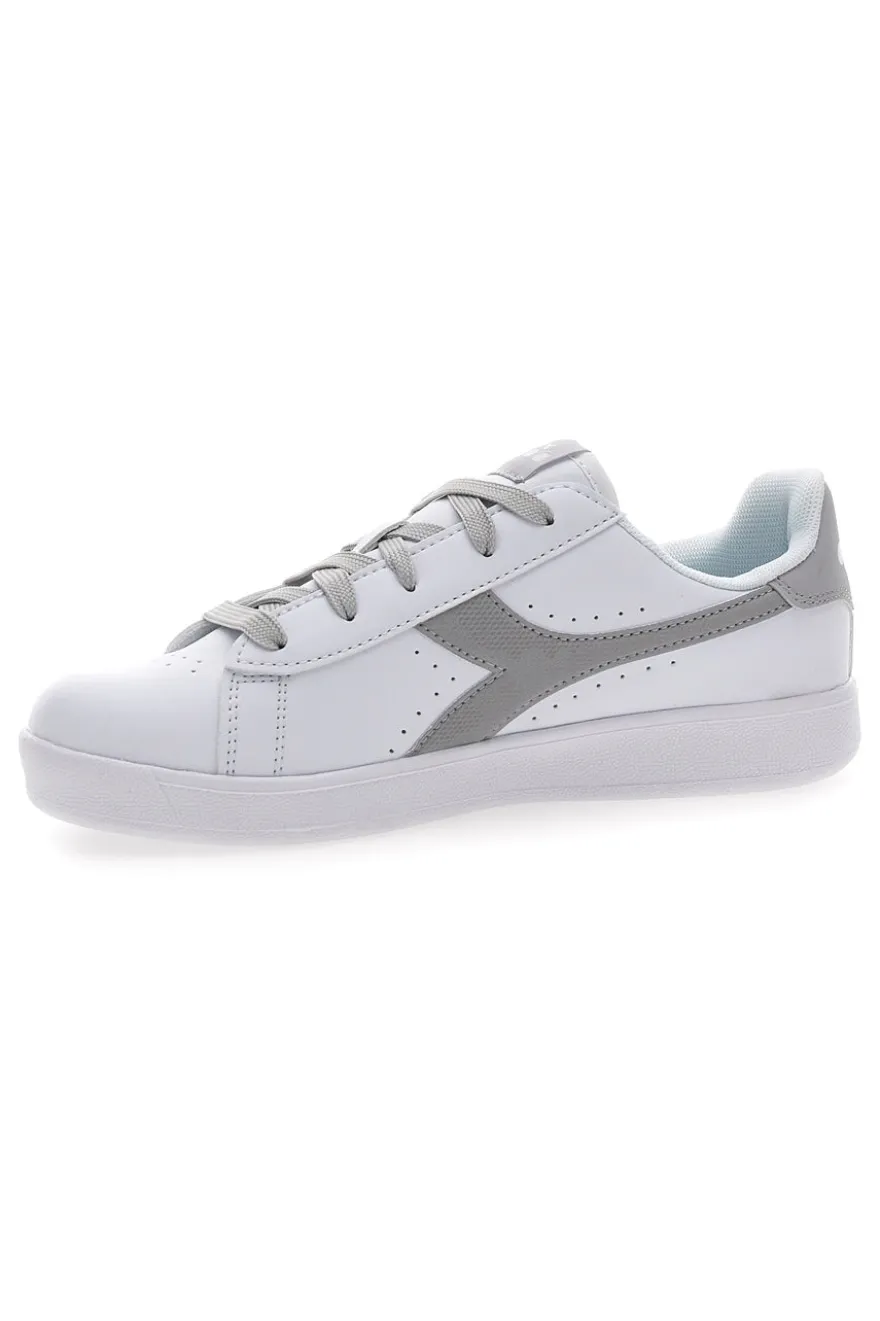 Sneakers Bianche e Argento con Lacci DIADORA GAME P CAMO GS