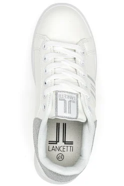 Sneakers Bianche e Argento Lancetti 27