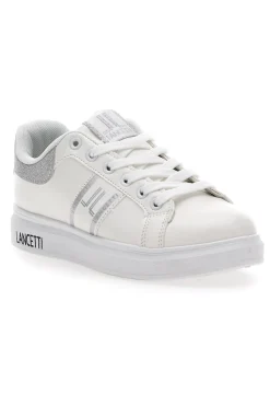 Sneakers Bianche e Argento Lancetti 27