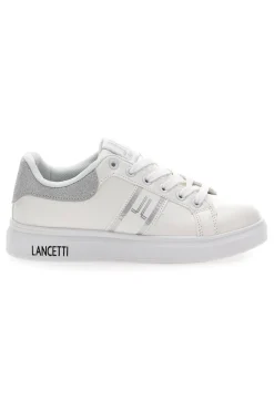 Sneakers Bianche e Argento Lancetti 27