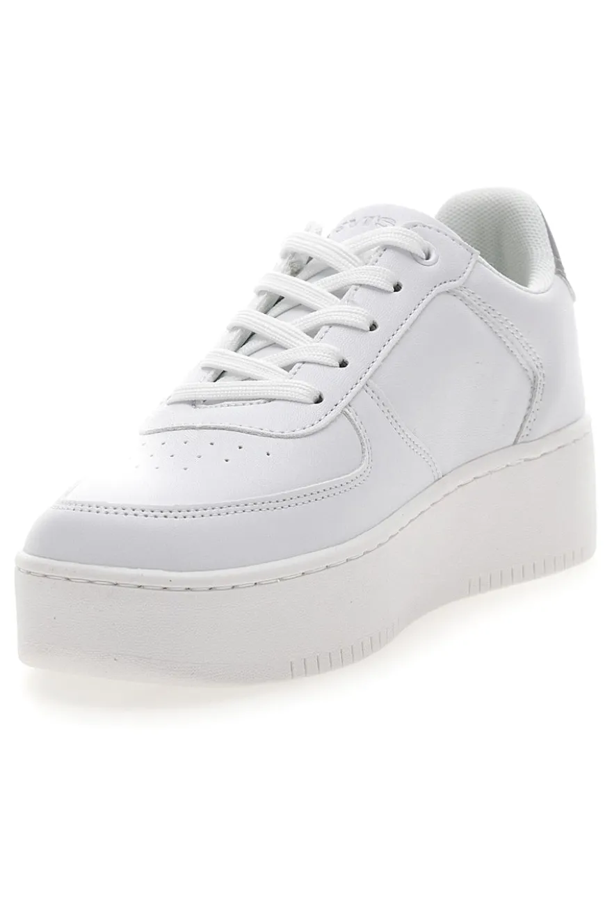 Sneakers Bianche e Argento con Platform LEVI'S NEW UNION BOLD
