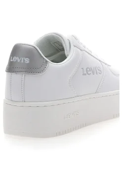 Sneakers Bianche e Argento con Platform LEVI'S NEW UNION BOLD