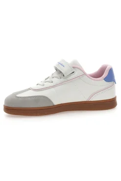 Sneakers Bianche e Azzurre Con Logo Laterale Champion Prestige Mix G Ps