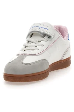 Sneakers Bianche e Azzurre Con Logo Laterale Champion Prestige Mix G Ps