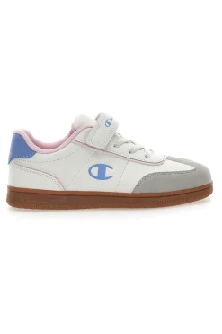 Sneakers Bianche e Azzurre Con Logo Laterale Champion Prestige Mix G Ps