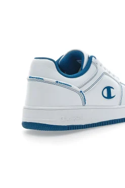 Sneakers Bianche e Azzurre Champion RD18 2 Low B Gs