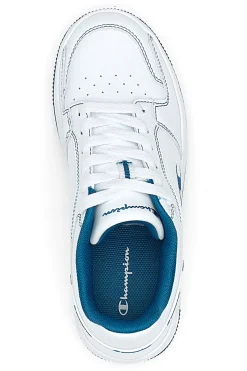 Sneakers Bianche e Azzurre Champion RD18 2 Low B Gs