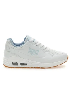 Sneakers Bianche e Azzurre Con Bolla ad Aria Everlast Ev822