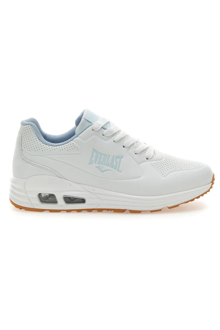 Sneakers Bianche e Azzurre Con Bolla ad Aria Everlast Ev822