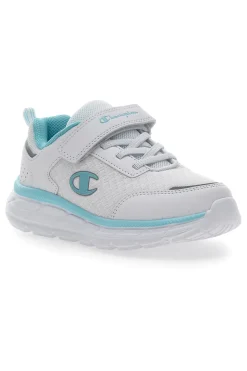 Sneakers Bianche e Azzurre Con Strappo Champion FX III G PS