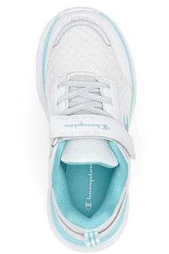 Sneakers Bianche e Azzurre Con Strappo Champion FX III G PS