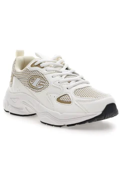 Sneakers bianche e beige con lacci Champion Countess Evolve